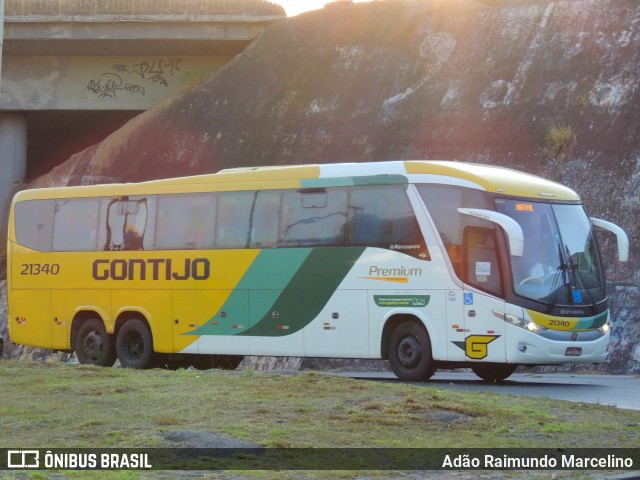 Empresa Gontijo de Transportes 21340 na cidade de Belo Horizonte, Minas Gerais, Brasil, por Adão Raimundo Marcelino. ID da foto: 8192376.