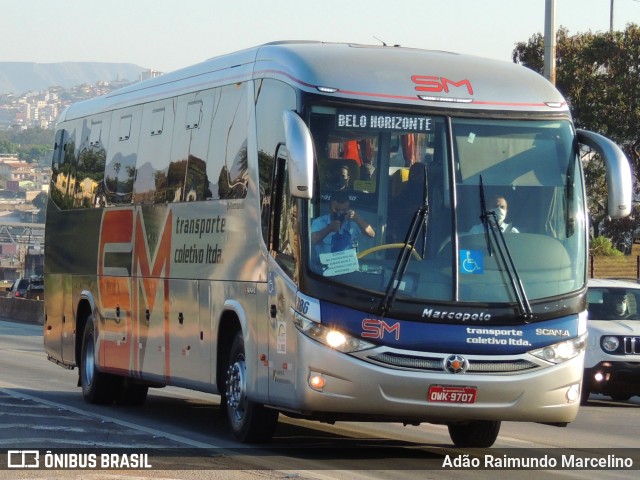 Transporte Coletivo Santa Maria 286 na cidade de Belo Horizonte, Minas Gerais, Brasil, por Adão Raimundo Marcelino. Número da foto: #8192220.