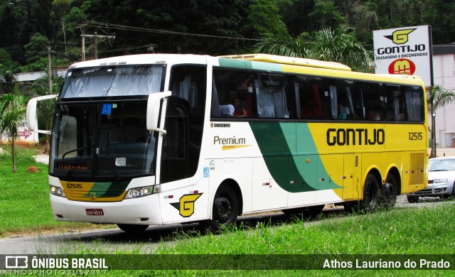 Empresa Gontijo de Transportes 12515 na cidade de Manhuaçu, Minas Gerais, Brasil, por Athos Lauriano do Prado. Número da foto: #8191225.