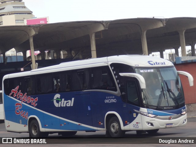 Citral Transporte e Turismo 905 na cidade de Porto Alegre, Rio Grande do Sul, Brasil, por Douglas Andrez. Número da foto: #8190007.