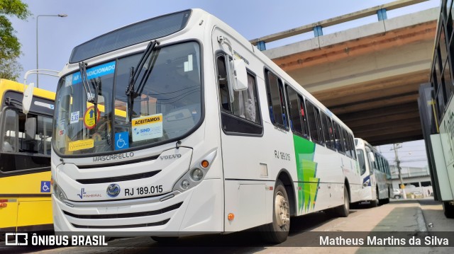 Viação Pinheiral RJ 189.015 na cidade de Volta Redonda, Rio de Janeiro, Brasil, por Matheus Martins da Silva. Número da foto: #8192721.