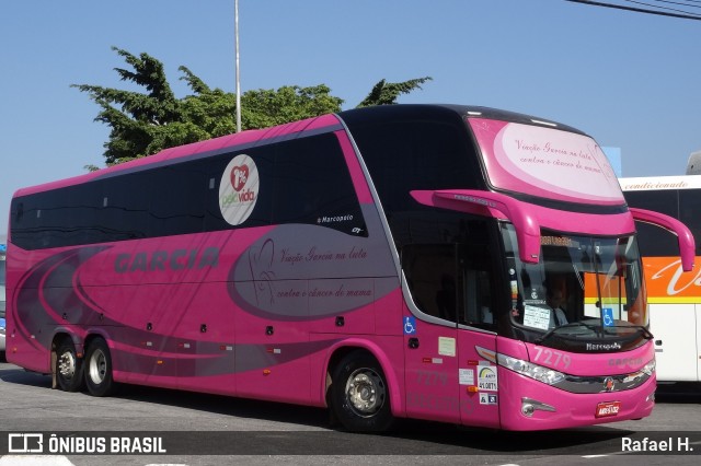 Viação Garcia 7279 na cidade de São Paulo, São Paulo, Brasil, por Rafael H.. Número da foto: #8194127.