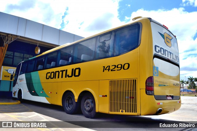 Empresa Gontijo de Transportes 14290 na cidade de Perdões, Minas Gerais, Brasil, por Eduardo Ribeiro. ID da foto: 8193947.