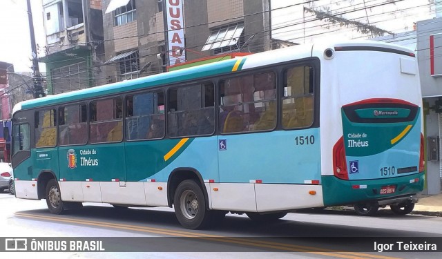 Transportes Urbanos São Miguel de Ilhéus 1510 na cidade de Ilhéus, Bahia, Brasil, por Igor Teixeira. Número da foto: #8194891.