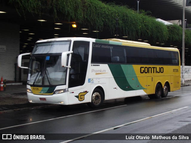 Empresa Gontijo de Transportes 11735 na cidade de Belo Horizonte, Minas Gerais, Brasil, por Luiz Otavio Matheus da Silva. ID da foto: 8193560.