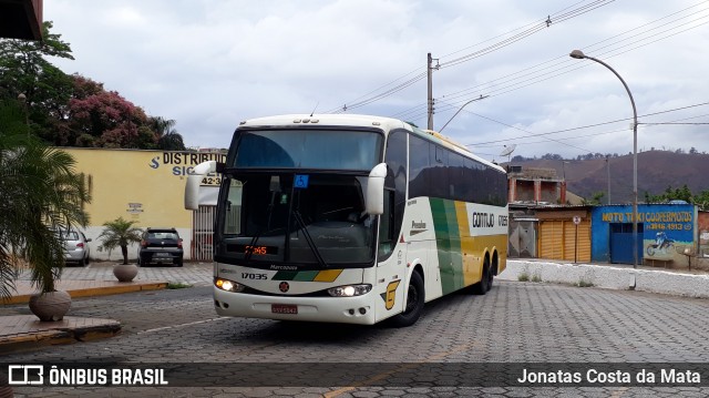 Empresa Gontijo de Transportes 17035 na cidade de Coronel Fabriciano, Minas Gerais, Brasil, por Jonatas Costa da Mata. ID da foto: 8193639.