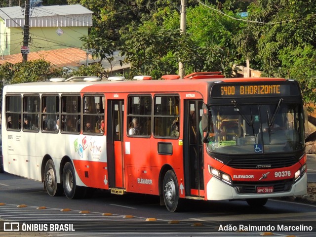 Companhia Coordenadas de Transportes 90376 na cidade de Belo Horizonte, Minas Gerais, Brasil, por Adão Raimundo Marcelino. ID da foto: 8197743.