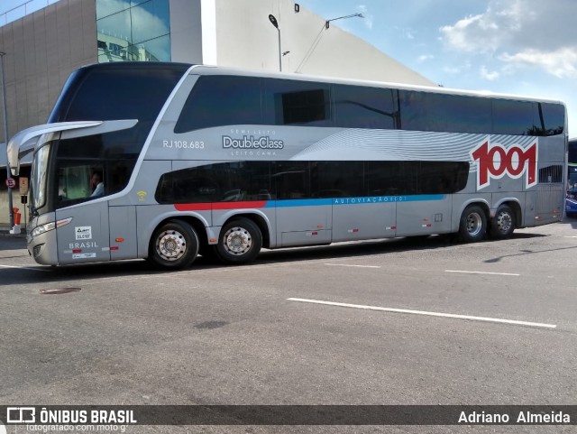 Auto Viação 1001 RJ 108.683 na cidade de Rio de Janeiro, Rio de Janeiro, Brasil, por Adriano  Almeida. Número da foto: #8197088.