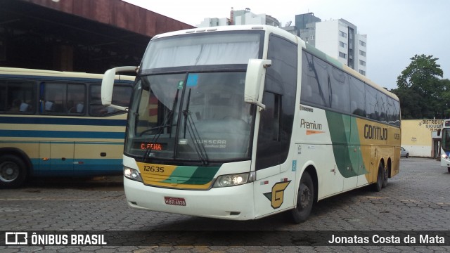 Empresa Gontijo de Transportes 12635 na cidade de Coronel Fabriciano, Minas Gerais, Brasil, por Jonatas Costa da Mata. ID da foto: 8197084.