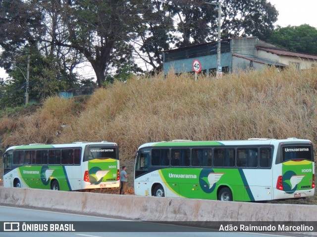 Viação Umuarama 1009 na cidade de Belo Horizonte, Minas Gerais, Brasil, por Adão Raimundo Marcelino. Número da foto: #8198180.
