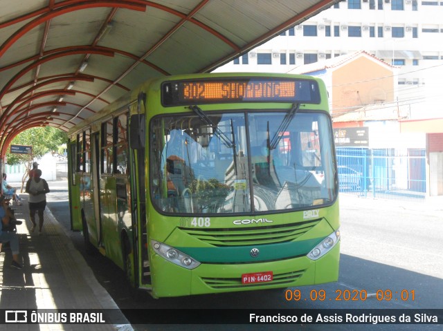 Viação Piauiense 01408 na cidade de Teresina, Piauí, Brasil, por Francisco de Assis Rodrigues da Silva. Número da foto: #8196746.
