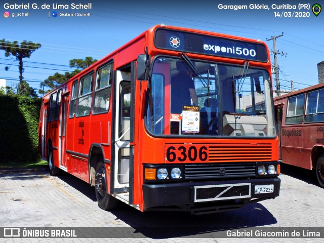 Sangue Bom Transportes 6306 na cidade de Curitiba, Paraná, Brasil, por Gabriel Giacomin de Lima. ID da foto: 8197697.