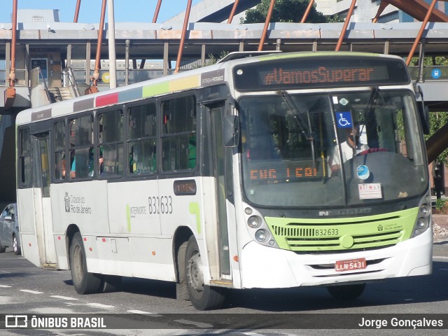 Viação Pavunense B32633 na cidade de Rio de Janeiro, Rio de Janeiro, Brasil, por Jorge Gonçalves. Número da foto: #8196801.
