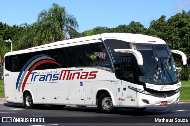 Auto Viação TransMinas 2010 na cidade de Rio de Janeiro, Rio de Janeiro, Brasil, por Matheus Souza. ID da foto: 8197600.