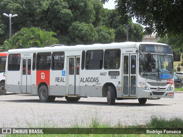 Real Alagoas de Viação 4407 na cidade de Maceió, Alagoas, Brasil, por Rodrigo Fonseca. ID da foto: 8197794.