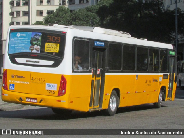 Real Auto Ônibus A41466 na cidade de Rio de Janeiro, Rio de Janeiro, Brasil, por Jordan Santos do Nascimento. Número da foto: #8195935.