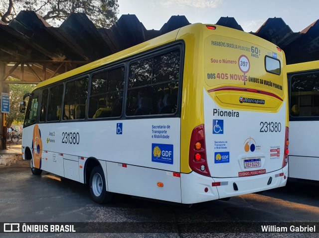 Viação Pioneira 231380 na cidade de Gama, Distrito Federal, Brasil, por William Gabriel. Número da foto: #8200217.