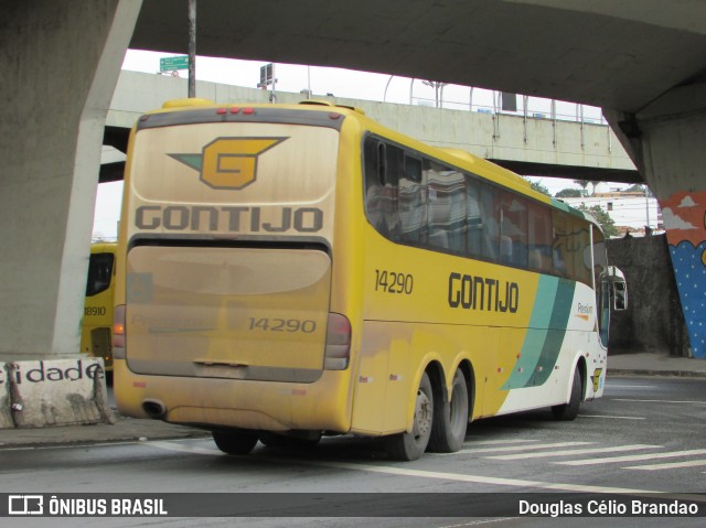 Empresa Gontijo de Transportes 14290 na cidade de Belo Horizonte, Minas Gerais, Brasil, por Douglas Célio Brandao. ID da foto: 8200688.