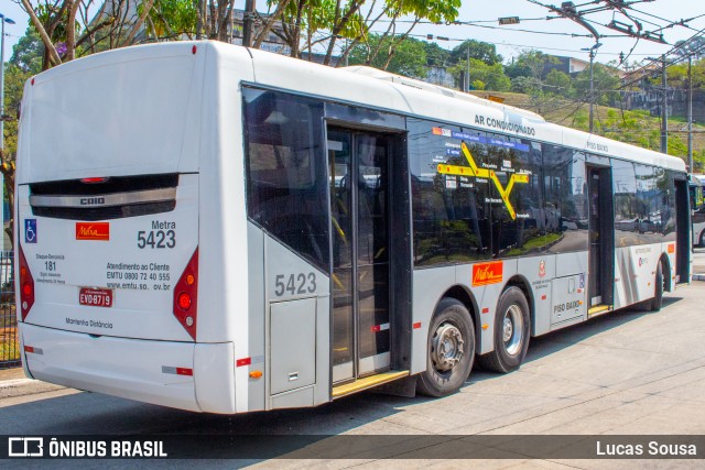 Metra - Sistema Metropolitano de Transporte 5423 na cidade de Diadema, São Paulo, Brasil, por Lucas Sousa. ID da foto: 8200910.