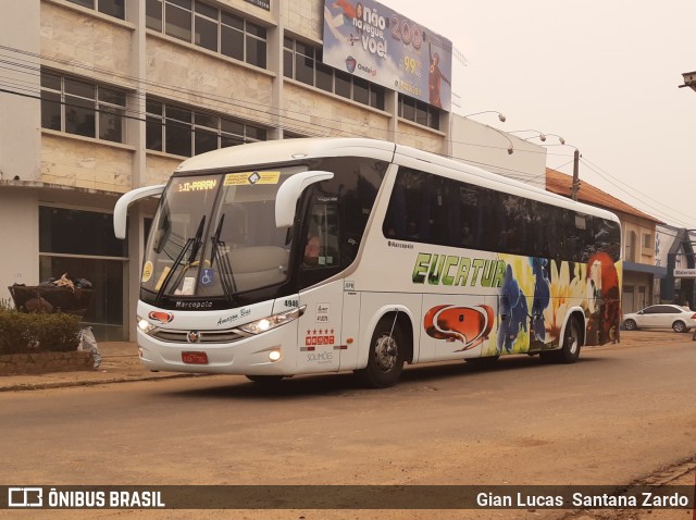 Eucatur - Empresa União Cascavel de Transportes e Turismo 4946 na cidade de Ji-Paraná, Rondônia, Brasil, por Gian Lucas  Santana Zardo. ID da foto: 8198843.