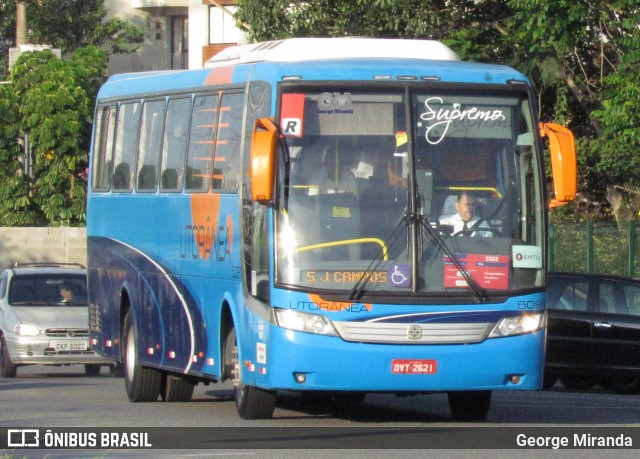 Litorânea Transportes Coletivos 5091 na cidade de São José dos Campos, São Paulo, Brasil, por George Miranda. Número da foto: #8200003.