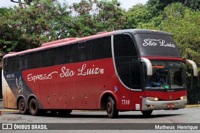 Expresso São Luiz 7310 na cidade de São Paulo, São Paulo, Brasil, por Matheus Henrique. ID da foto: 8203565.