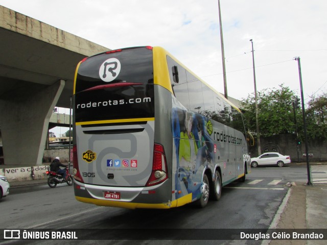 RodeRotas - Rotas de Viação do Triângulo 1305 na cidade de Belo Horizonte, Minas Gerais, Brasil, por Douglas Célio Brandao. Número da foto: #8204126.