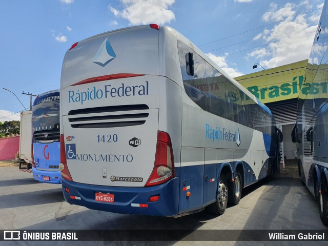 Rápido Federal 1420 na cidade de Gama, Distrito Federal, Brasil, por William Gabriel. Número da foto: #8201670.