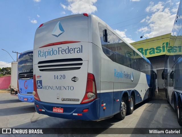 Rápido Federal 1420 na cidade de Gama, Distrito Federal, Brasil, por William Gabriel. ID da foto: 8201670.