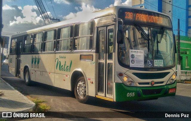 Transportes Cidade do Natal 6 055 na cidade de Natal, Rio Grande do Norte, Brasil, por Dennis Paz. Número da foto: #8201566.