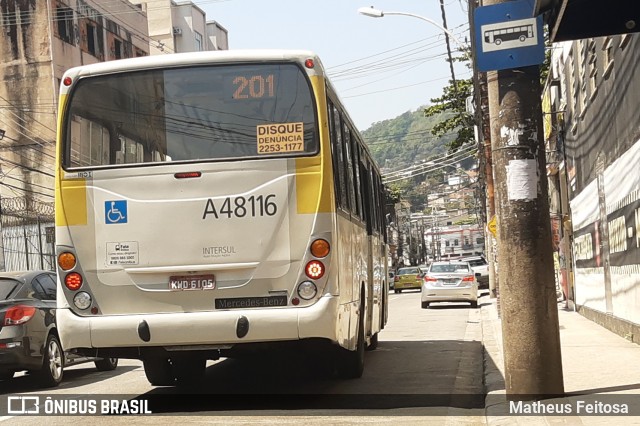 Auto Viação Alpha A48116 na cidade de Rio de Janeiro, Rio de Janeiro, Brasil, por Matheus Feitosa . Número da foto: #8201816.