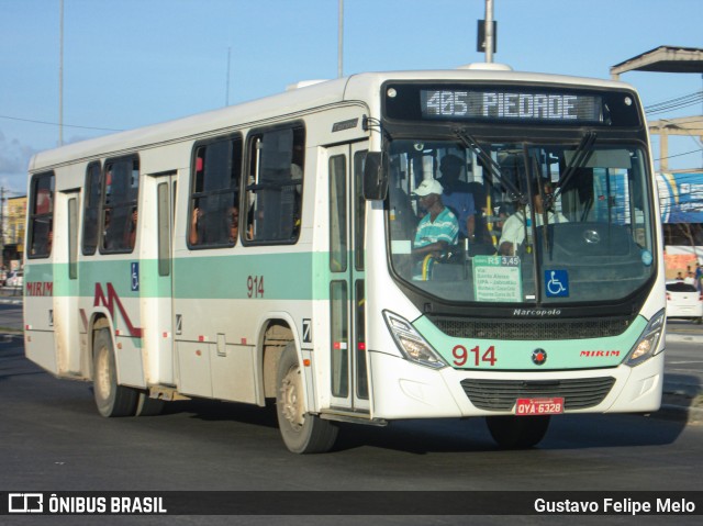 Viação Mirim 914 na cidade de Jaboatão dos Guararapes, Pernambuco, Brasil, por Gustavo Felipe Melo. Número da foto: #8201864.