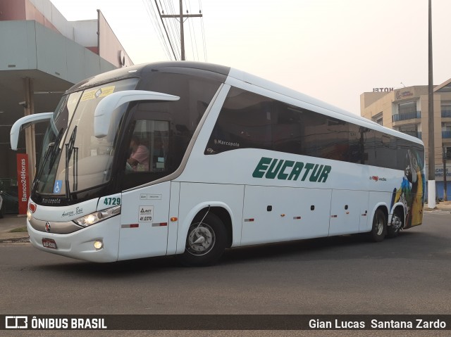 Eucatur - Empresa União Cascavel de Transportes e Turismo 4729 na cidade de Ji-Paraná, Rondônia, Brasil, por Gian Lucas  Santana Zardo. Número da foto: #8204093.
