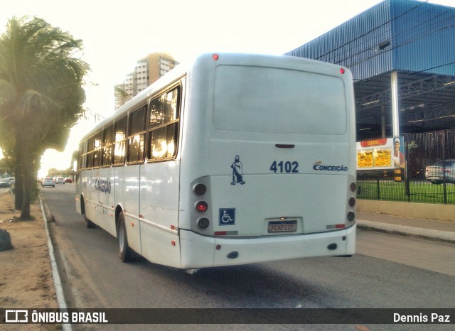 Empresa de Transportes Nossa Senhora da Conceição 4102 na cidade de Natal, Rio Grande do Norte, Brasil, por Dennis Paz. Número da foto: #8201558.