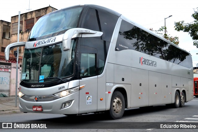 Kaissara - Viação Caiçara 2070 na cidade de Belo Horizonte, Minas Gerais, Brasil, por Eduardo Ribeiro. Número da foto: #8201470.