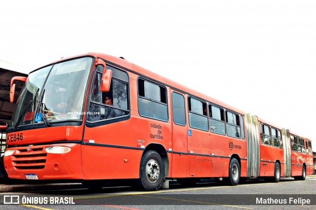 Viação Tamandaré KE846 na cidade de Curitiba, Paraná, Brasil, por Matheus Felipe. Número da foto: #8201822.