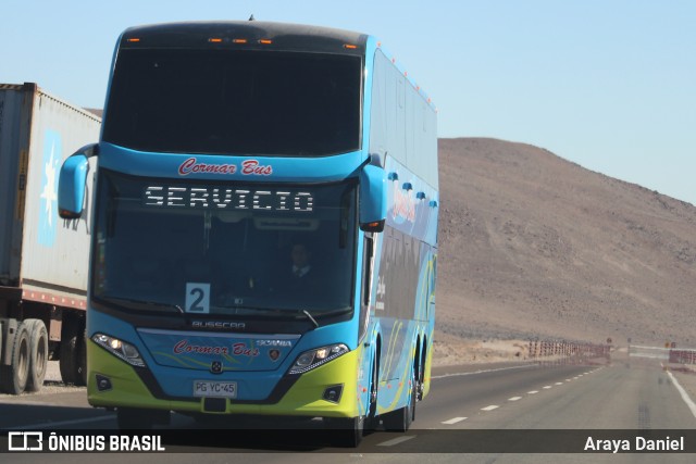 Cormar Bus 121 na cidade de Taltal, Antofagasta, Antofagasta, Chile, por Araya Daniel . Número da foto: #8203062.