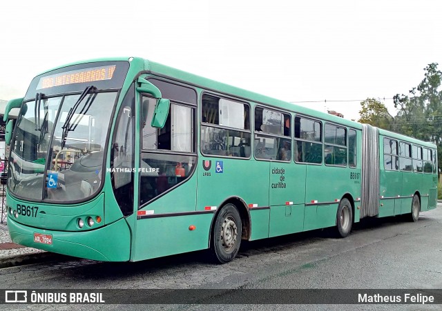 Transporte Coletivo Glória BB617 na cidade de Curitiba, Paraná, Brasil, por Matheus Felipe. Número da foto: #8201817.