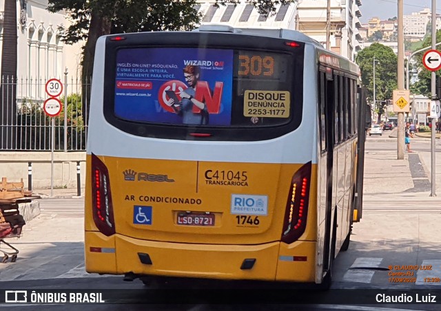 Real Auto Ônibus C41045 na cidade de Rio de Janeiro, Rio de Janeiro, Brasil, por Claudio Luiz. Número da foto: #8204452.