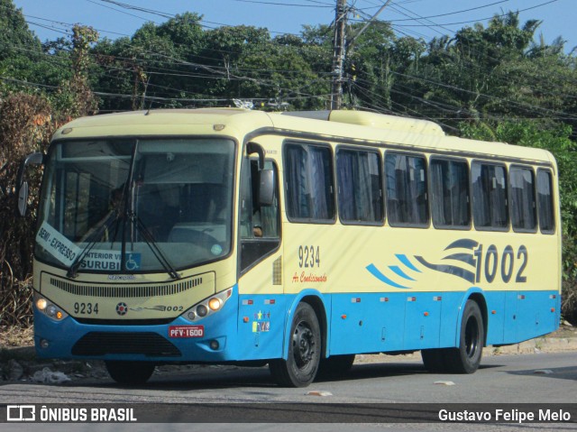 Expresso 1002 9234 na cidade de Recife, Pernambuco, Brasil, por Gustavo Felipe Melo. Número da foto: #8203606.