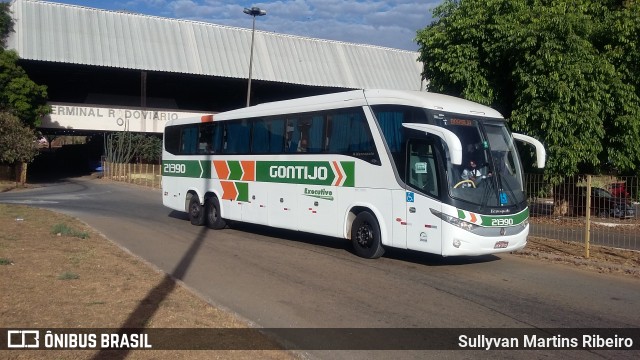 Empresa Gontijo de Transportes 21390 na cidade de Anápolis, Goiás, Brasil, por Sullyvan Martins Ribeiro. Número da foto: #8206940.