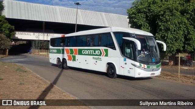 Empresa Gontijo de Transportes 21390 na cidade de Anápolis, Goiás, Brasil, por Sullyvan Martins Ribeiro. ID da foto: 8206940.