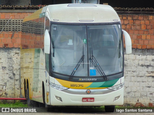 Empresa Gontijo de Transportes 18575 na cidade de Eunápolis, Bahia, Brasil, por Iago Santos Santana. ID da foto: 8206220.