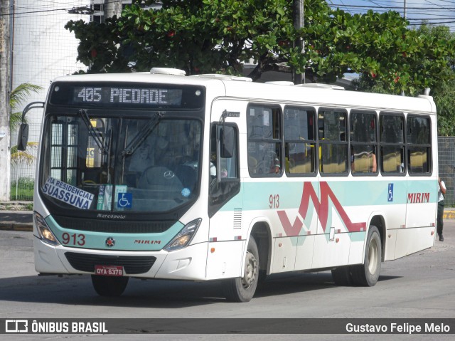 Viação Mirim 913 na cidade de Jaboatão dos Guararapes, Pernambuco, Brasil, por Gustavo Felipe Melo. Número da foto: #8206373.
