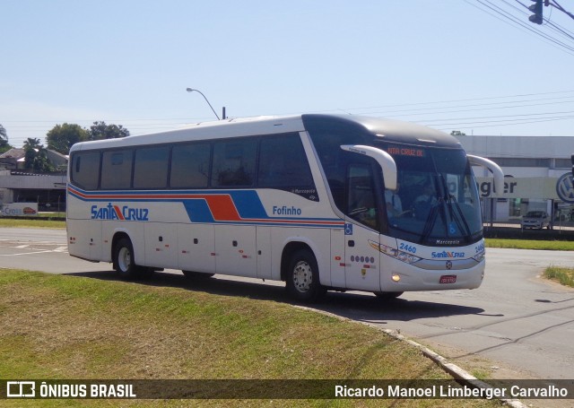 VUSC - Viação União Santa Cruz 2460 na cidade de Santa Cruz do Sul, Rio Grande do Sul, Brasil, por Ricardo Manoel Limberger Carvalho. Número da foto: #8204583.