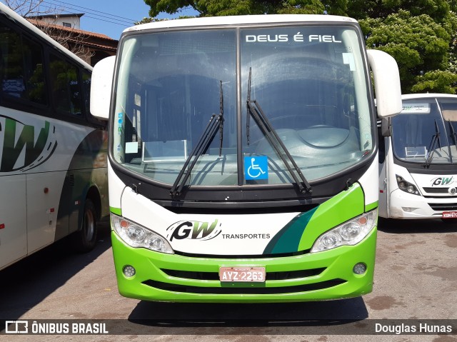 GW Transportes e Turismo 450 na cidade de Betim, Minas Gerais, Brasil, por Douglas Hunas. Número da foto: #8204619.