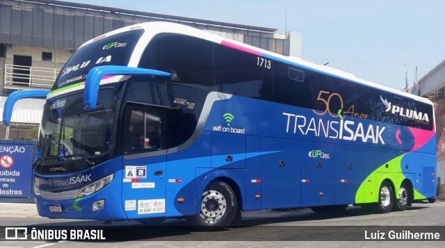 Trans Isaak Turismo 1713 na cidade de Rio de Janeiro, Rio de Janeiro, Brasil, por Luiz Guilherme. Número da foto: #8205584.