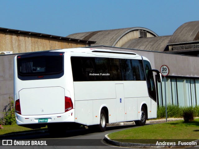 Busscar Ônibus EL BUSS 340 na cidade de Joinville, Santa Catarina, Brasil, por Andrews  Fuscolin. ID da foto: 8205446.