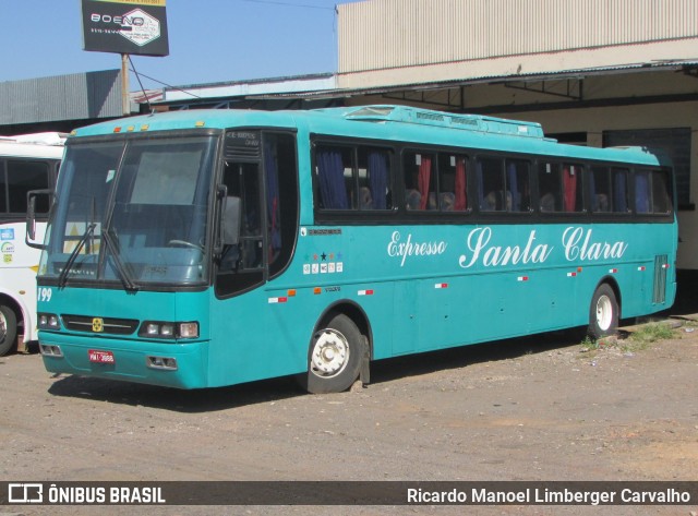 Expresso Santa Clara 199 na cidade de Santa Cruz do Sul, Rio Grande do Sul, Brasil, por Ricardo Manoel Limberger Carvalho. Número da foto: #8204576.
