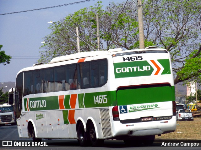 Empresa Gontijo de Transportes 14615 na cidade de Pirapora, Minas Gerais, Brasil, por Andrew Campos. ID da foto: 8208658.